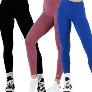 TLF Contour High Waisted Scrunch Leggings Lot 3 Size Small